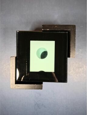 Malden Glass 3.5" Picture Photo Frame Coaster Set With Rack